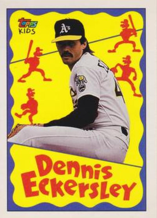 1992 Topps Kids #119 Dennis Eckersley NM-MT Oakland Athletics 