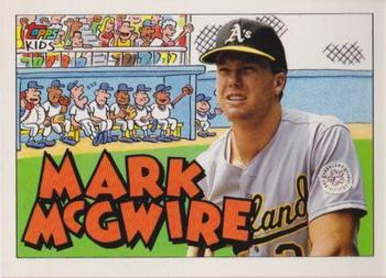 1992 Topps Kids #121 Mark McGwire NM-MT Oakland Athletics 