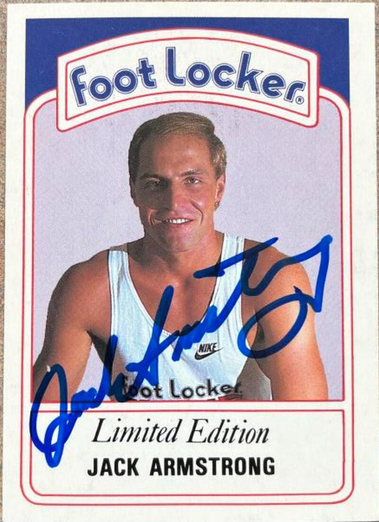 Jack Armstrong Autographed 1991 Foot Locker Slam Fest Multi-Sport #4