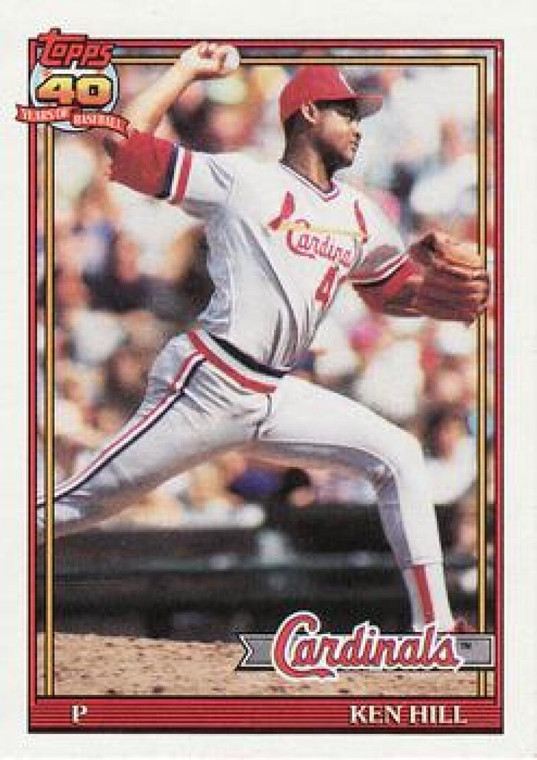 1991 Topps #591 Ken Hill VG St. Louis Cardinals 