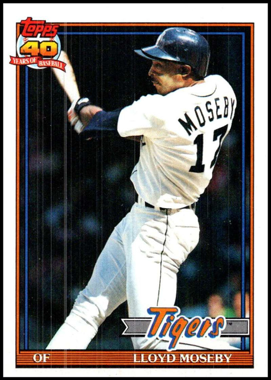 1991 Topps #632 Lloyd Moseby VG Detroit Tigers 