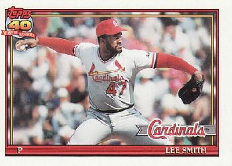 1991 Topps #660 Lee Smith VG St. Louis Cardinals 