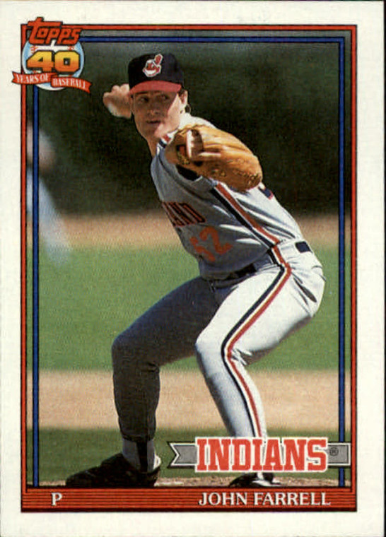 1991 Topps #664 John Farrell VG Cleveland Indians 