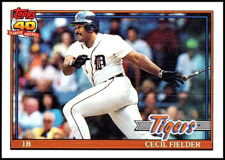 1991 Topps #720 Cecil Fielder VG Detroit Tigers 