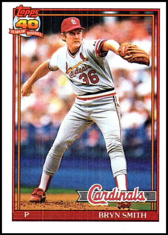 1991 Topps #743 Bryn Smith VG St. Louis Cardinals 