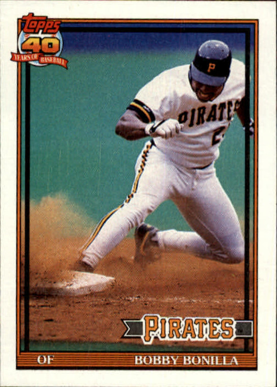 1991 Topps #750 Bobby Bonilla VG Pittsburgh Pirates 