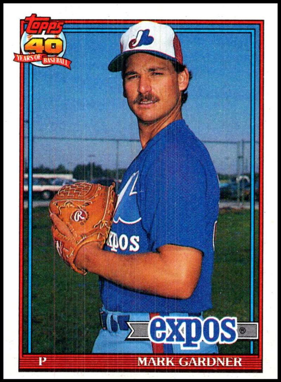 1991 Topps #757 Mark Gardner VG Montreal Expos 