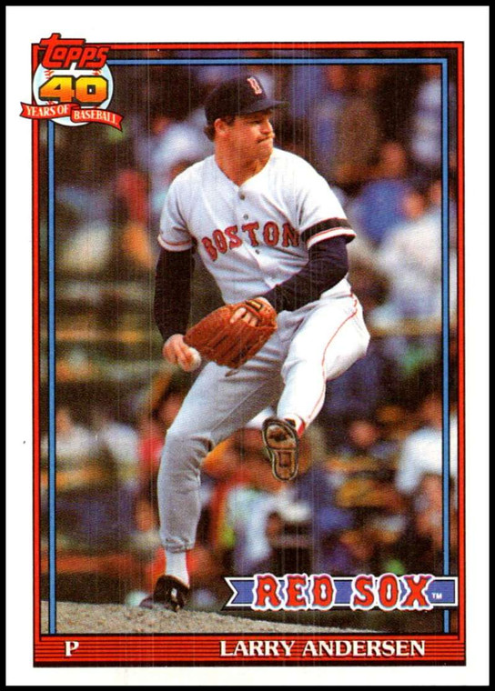 1991 Topps #761 Larry Andersen VG Boston Red Sox 
