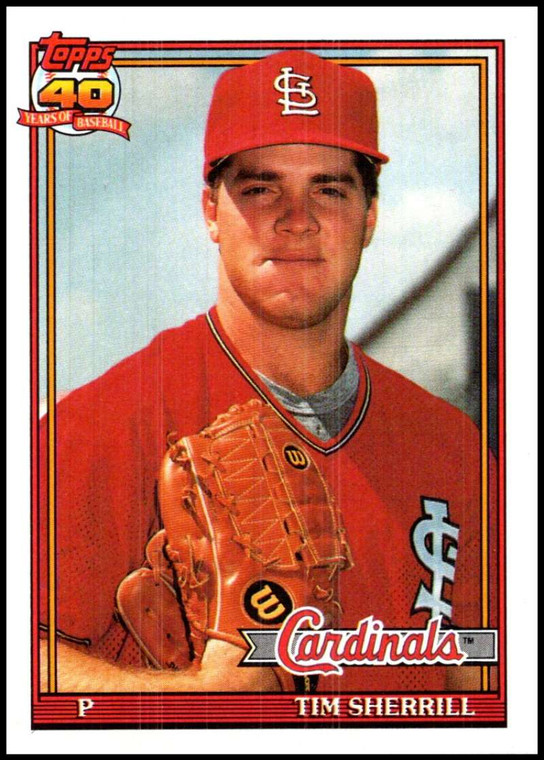 1991 Topps #769 Tim Sherrill VG St. Louis Cardinals 