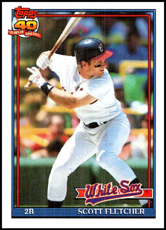 1991 Topps #785 Scott Fletcher VG Chicago White Sox 