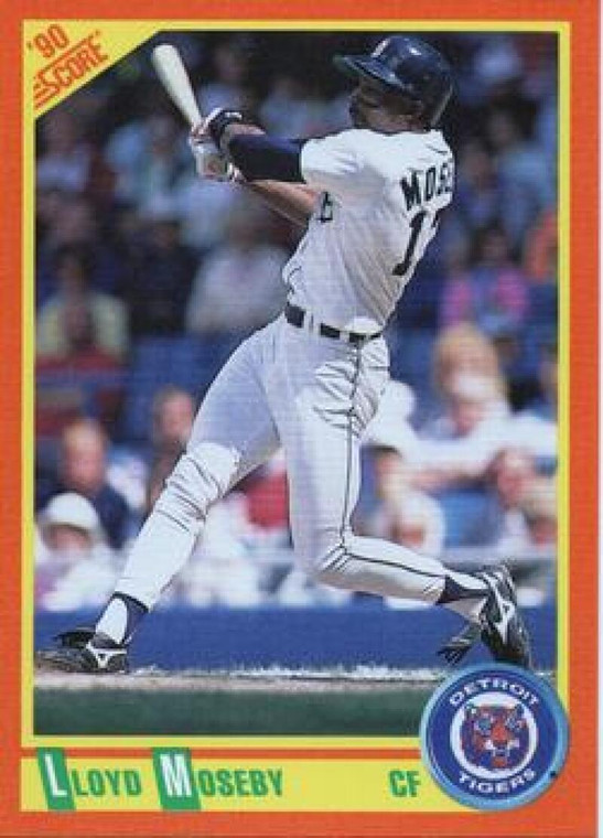 1990 Score Rookie and Traded #25T Lloyd Moseby NM-MT  Detroit Tigers 
