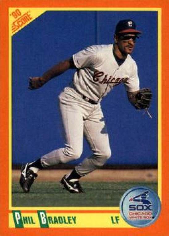 1990 Score Rookie and Traded #44T Phil Bradley NM-MT  Chicago White Sox 