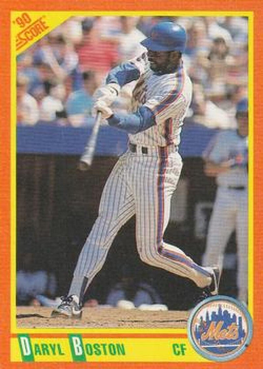 1990 Score Rookie and Traded #47T Daryl Boston NM-MT  New York Mets 