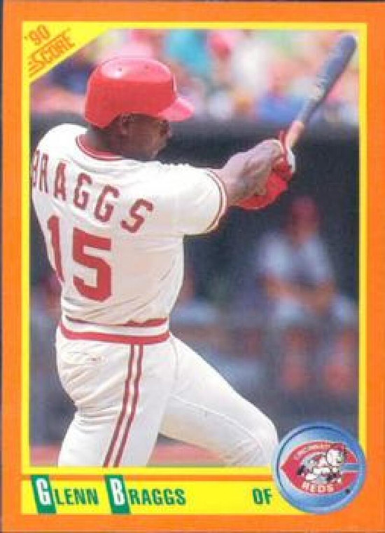 1990 Score Rookie and Traded #56T Glenn Braggs NM-MT  Cincinnati Reds 