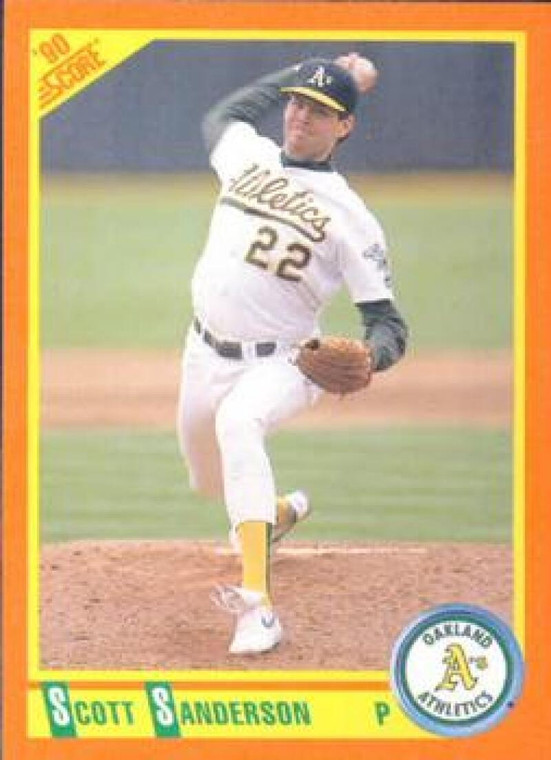 1990 Score Rookie and Traded #61T Scott Sanderson NM-MT  Oakland Athletics 