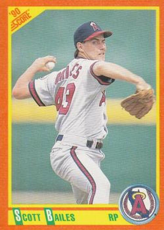 1990 Score Rookie and Traded #64T Scott Bailes NM-MT  California Angels 