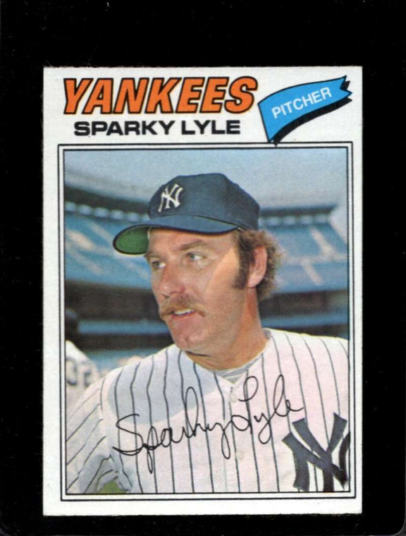 1977 Topps #598 Sparky Lyle VG New York Yankees 