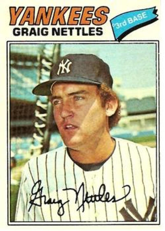 1977 Topps #20 Graig Nettles VG New York Yankees 