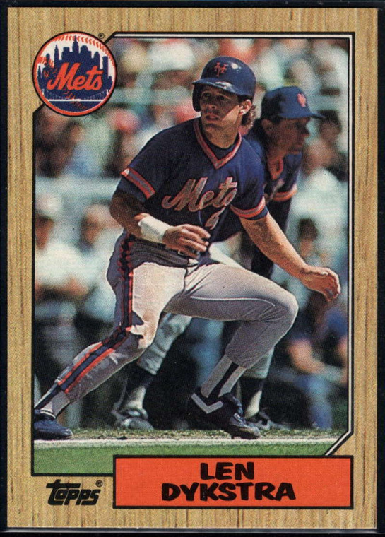 1987 Topps #295 Lenny Dykstra NM-MT New York Mets 
