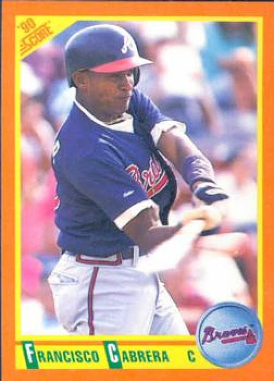 1990 Score Rookie and Traded #67T Francisco Cabrera NM-MT  Atlanta Braves 