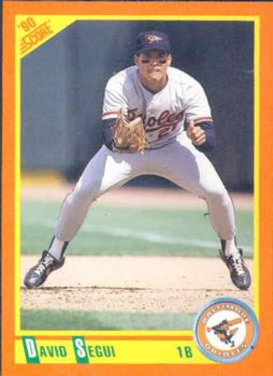 1990 Score Rookie and Traded #95T David Segui NM-MT  RC Rookie Baltimore Orioles 