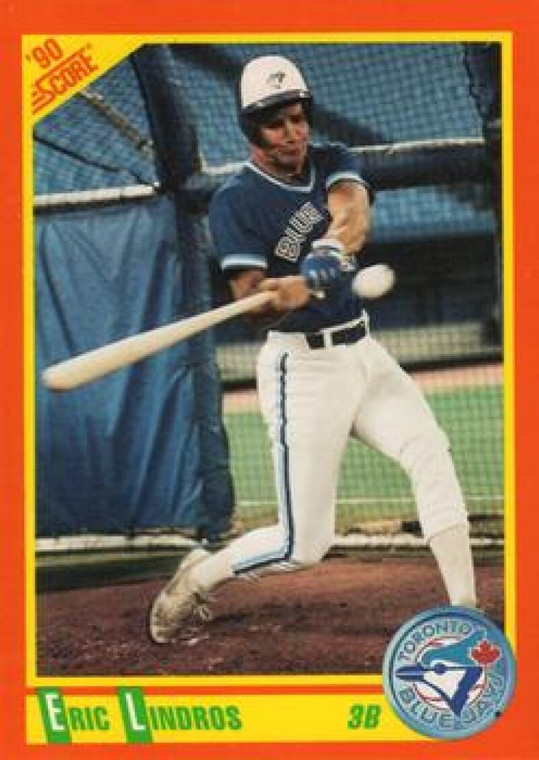 SOLD 103342 1990 Score Rookie and Traded #100T Eric Lindros NM-MT  Toronto Blue Jays 