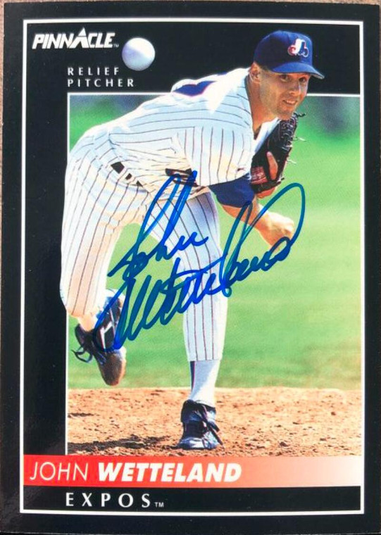 John Wetteland Autographed 1992 Pinnacle #461