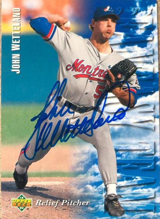 John Wetteland Autographed 1994 Upper Deck #32