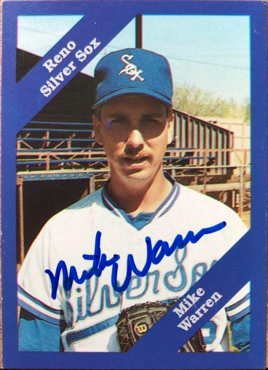 Mike Warren Autographed 1989 Cal League #248