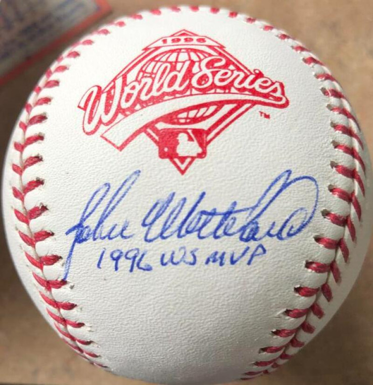 John Wetteland 1996 W.S. MVP Autographed Rawlings Official 1996 World Series Baseball