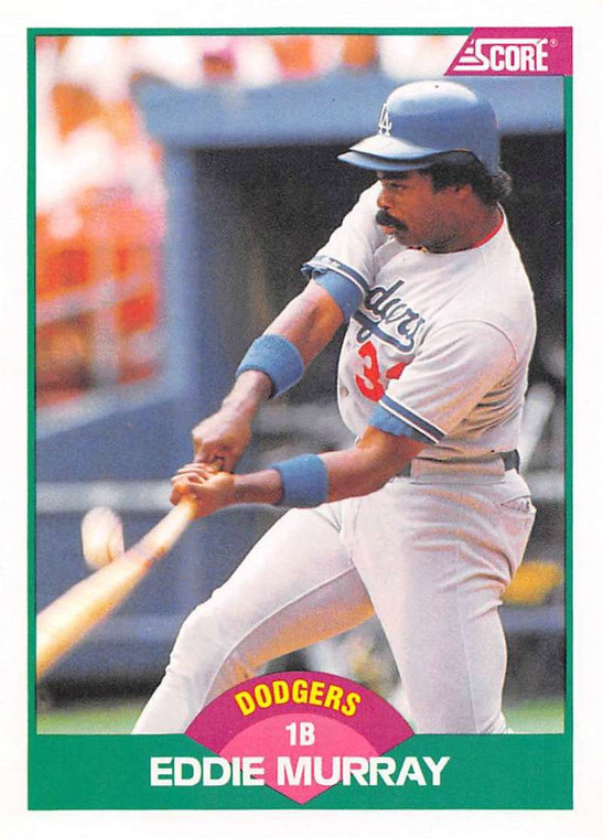 1989 Score Rookie/Traded #31T Eddie Murray VG Los Angeles Dodgers 