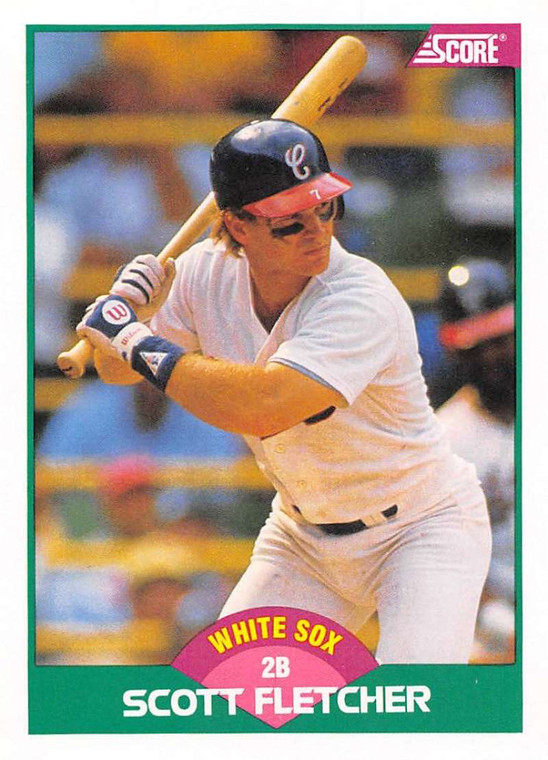 1989 Score Rookie/Traded #47T Scott Fletcher VG Chicago White Sox 
