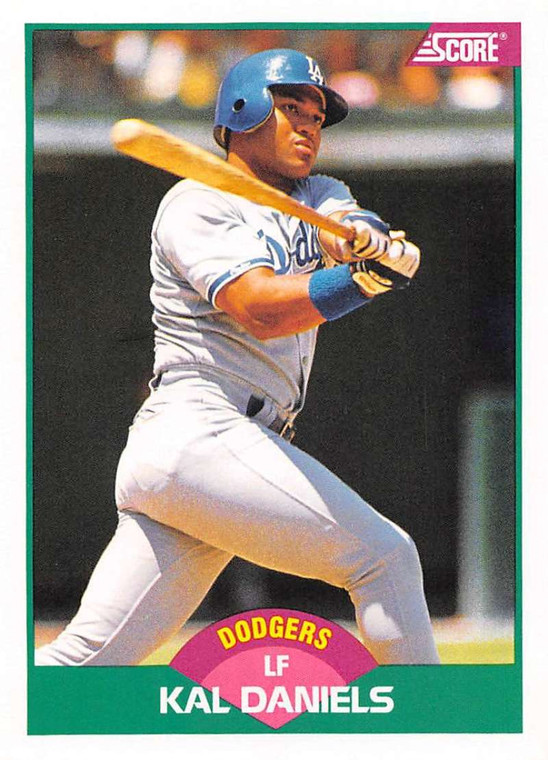 1989 Score Rookie/Traded #48T Kal Daniels VG Los Angeles Dodgers 