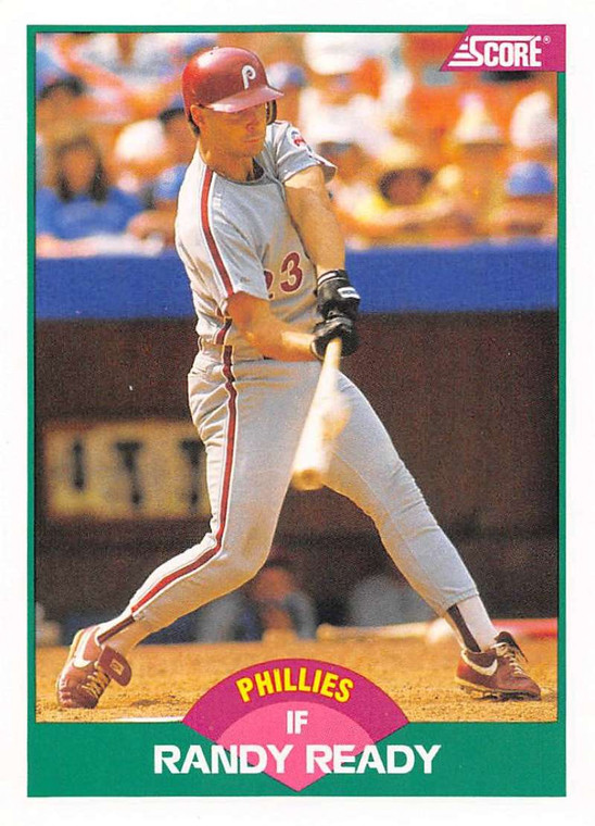 1989 Score Rookie/Traded #60T Randy Ready VG Philadelphia Phillies 