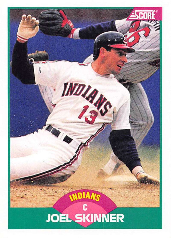 1989 Score Rookie/Traded #76T Joel Skinner VG Cleveland Indians 