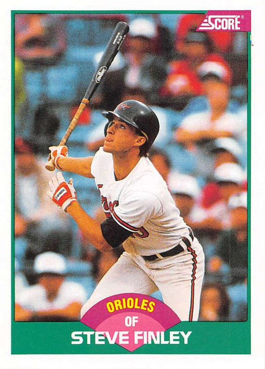 1989 Score Rookie/Traded #95T Steve Finley VG RC Rookie Baltimore Orioles 