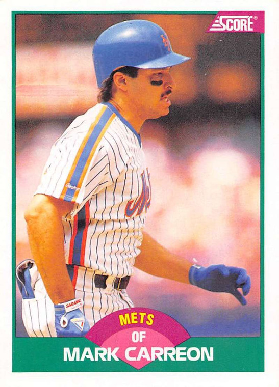 1989 Score Rookie/Traded #108T Mark Carreon VG New York Mets 