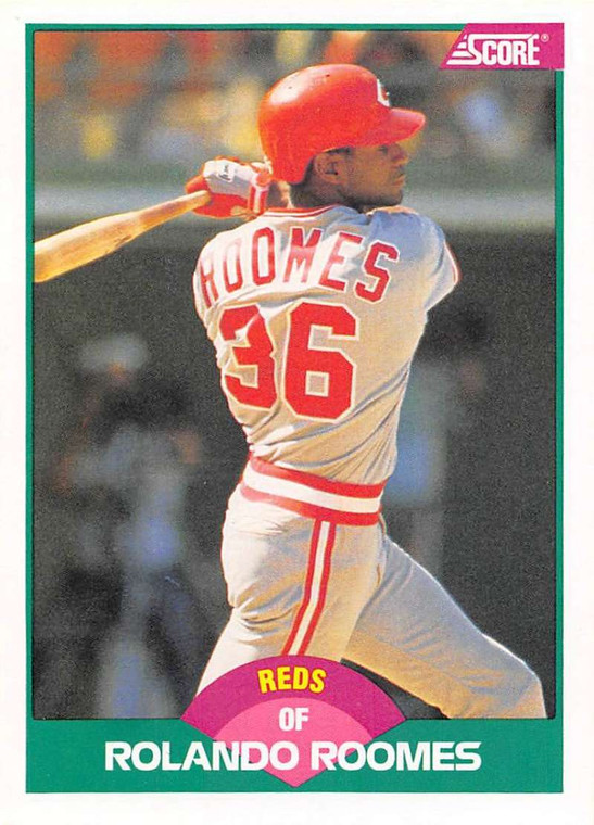 1989 Score Rookie/Traded #109T Rolando Roomes VG Cincinnati Reds 