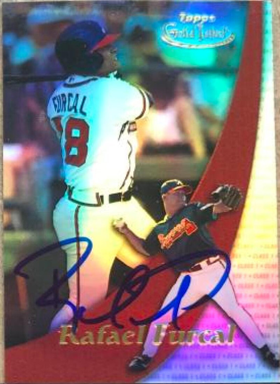 Rafael Furcal Autographed 2000 Topps Gold Label #27