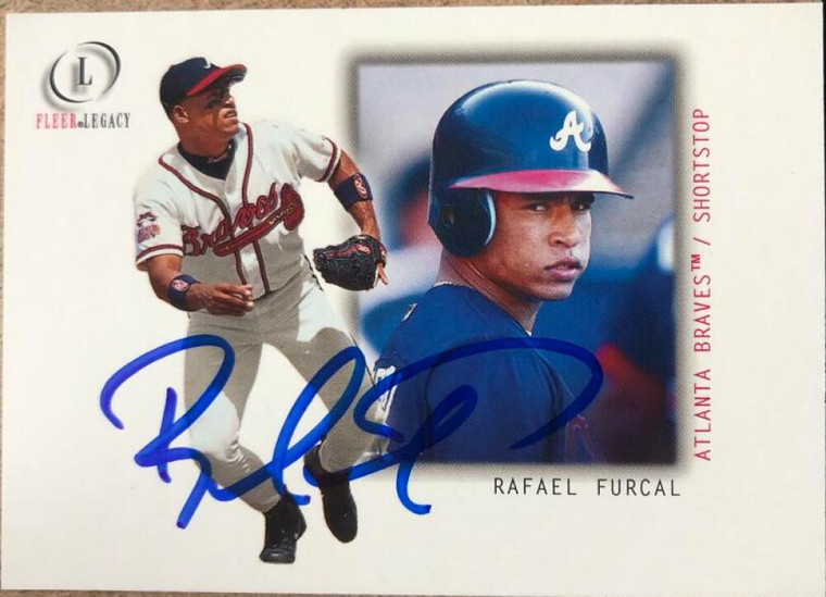 Rafael Furcal Autographed 2001 Fleer Legacy #81