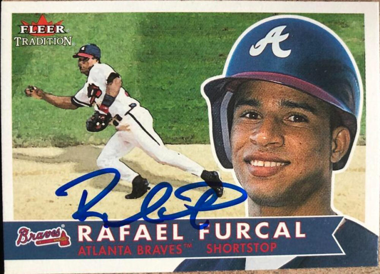 Rafael Furcal Autographed 2001 Fleer Tradition #46