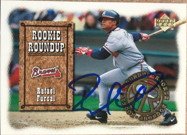 Rafael Furcal Autographed 2001 Upper Deck Rookie Roundup #RR5