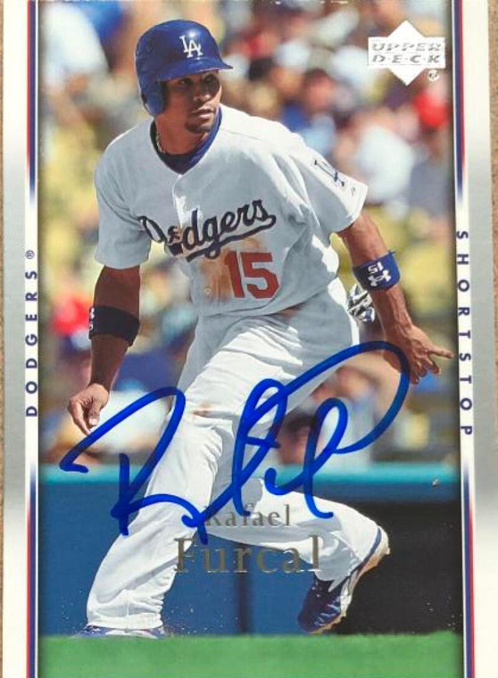 Rafael Furcal Autographed 2007 Upper Deck #346