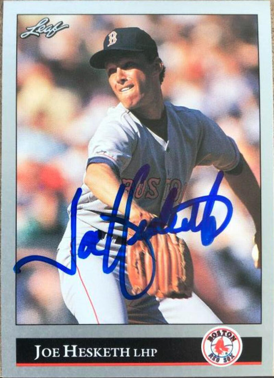 Joe Hesketh Autographed 1992 Leaf #22