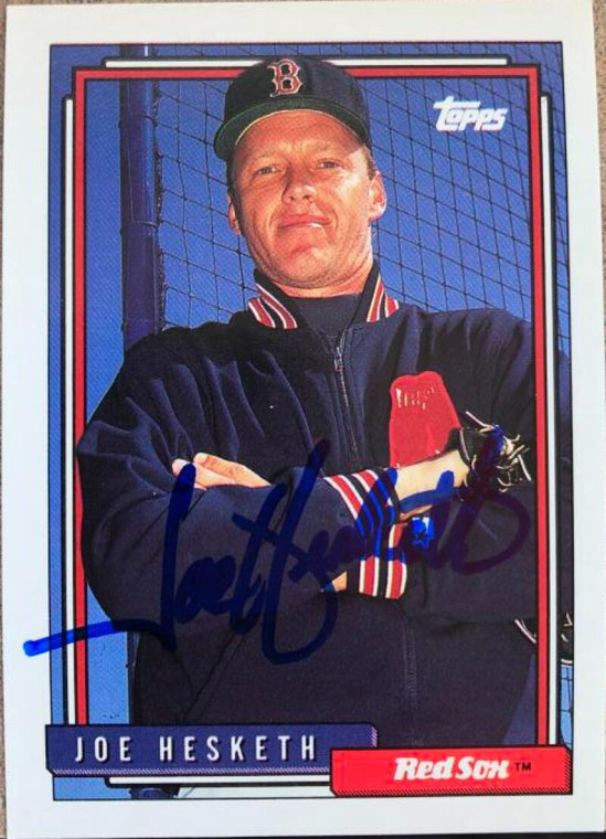 Joe Hesketh Autographed 1992 Topps #521