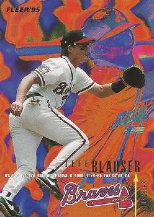 1995 Fleer #302 Jeff Blauser VG Atlanta Braves 
