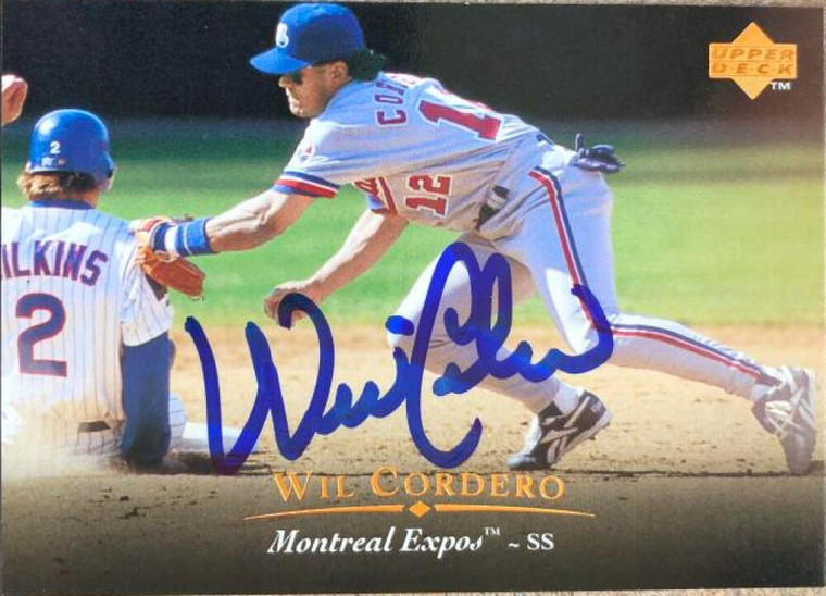 Wil Cordero Autographed 1995 Upper Deck #324