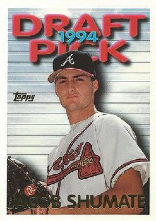 1995 Topps #6 Jacob Shumate VG  Atlanta Braves 