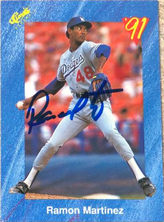 Ramon Martinez Autographed 1991 Classic I #T52