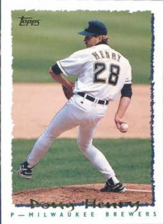 1995 Topps #131 Doug Henry VG  Milwaukee Brewers 